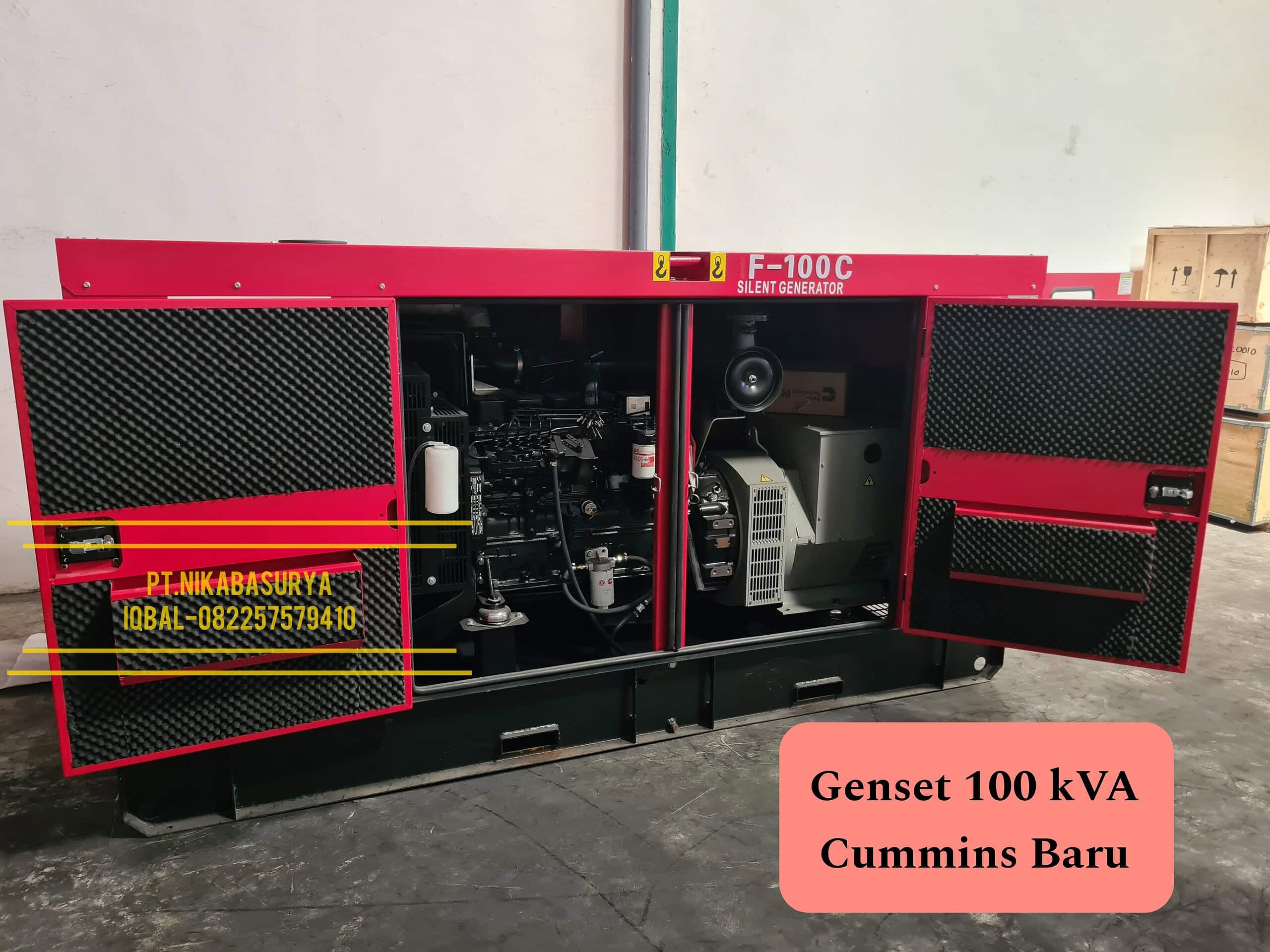 Genset 100 kVA Cummins Silent Baru