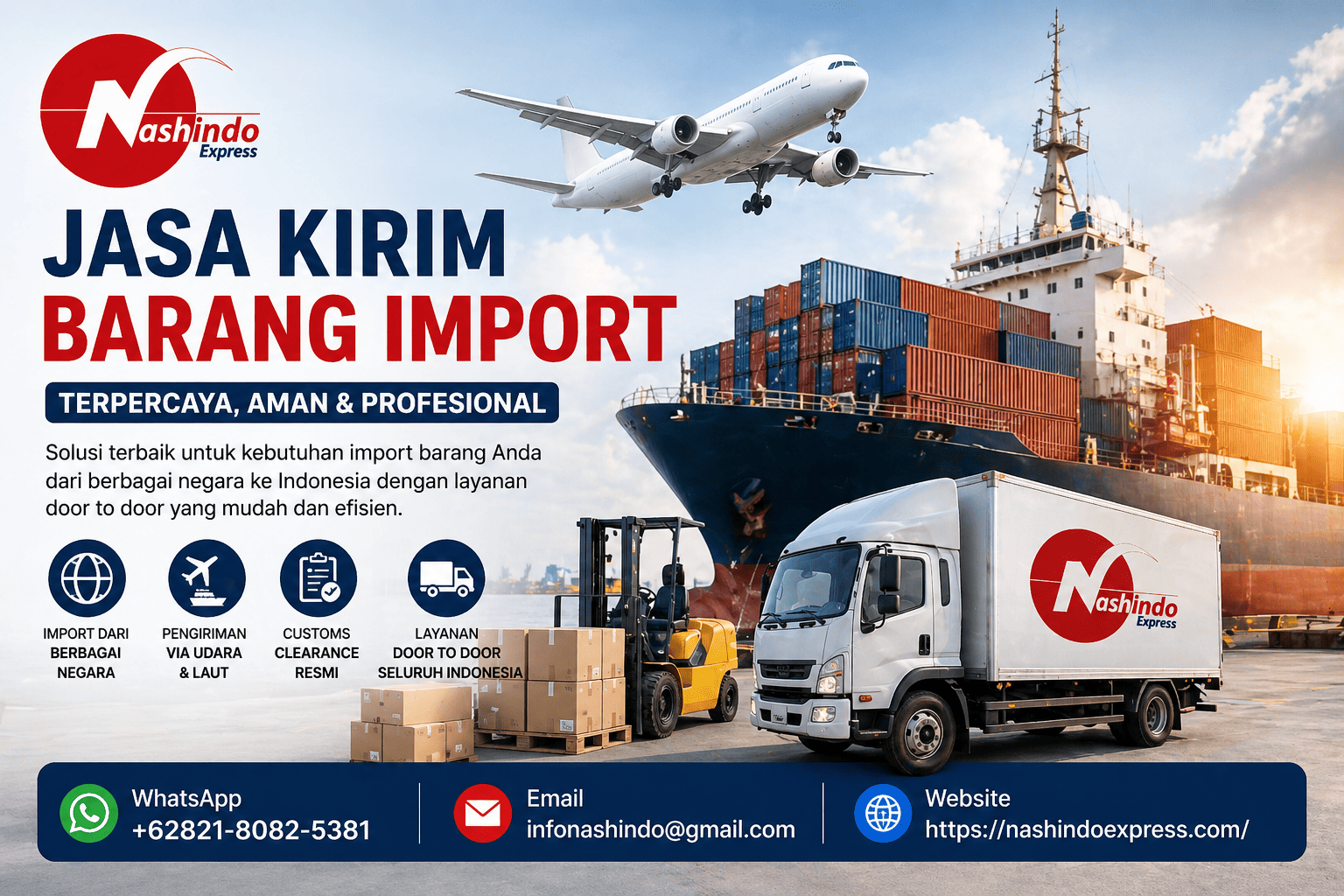 Nashindo Express Jasa Kirim Barang Import