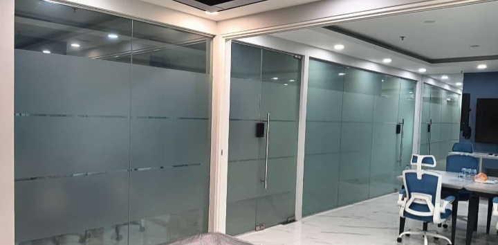 JASA PASANG STICKER SANDBLAST DI JAKARTA
