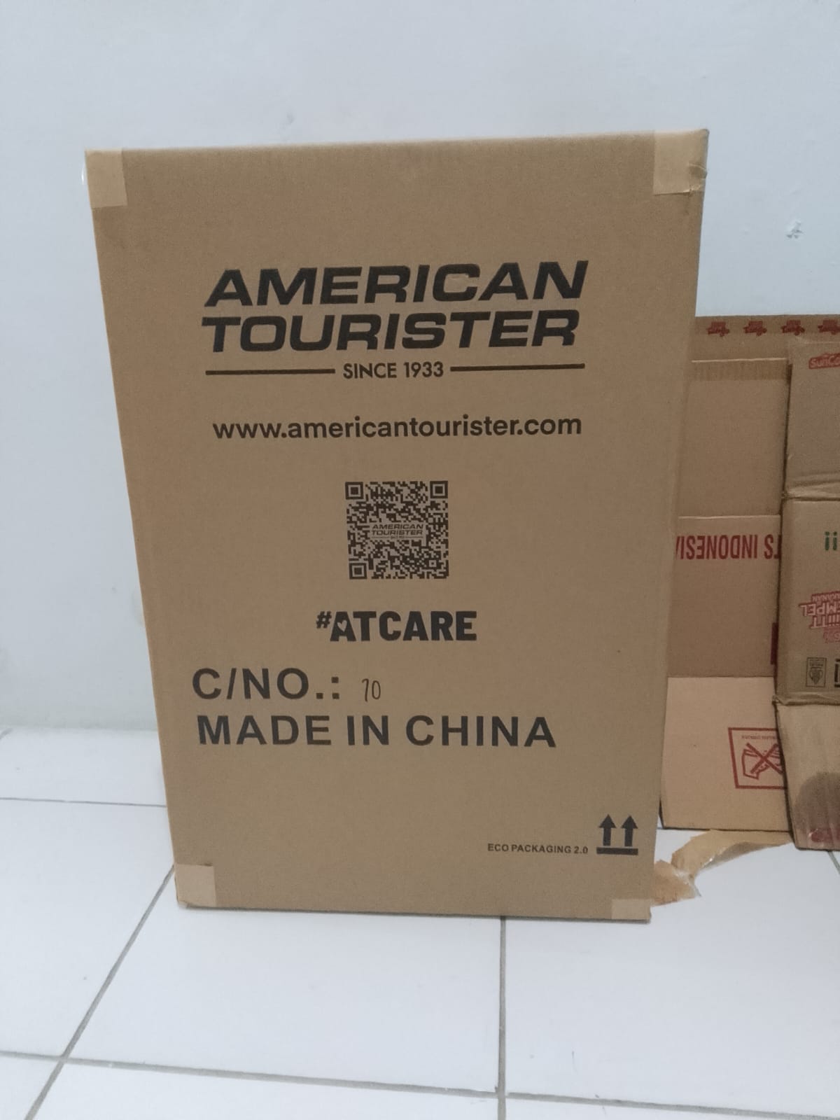 Jual Koper American Tourister hardcase Rinia cabin 20 inch TSA 8W