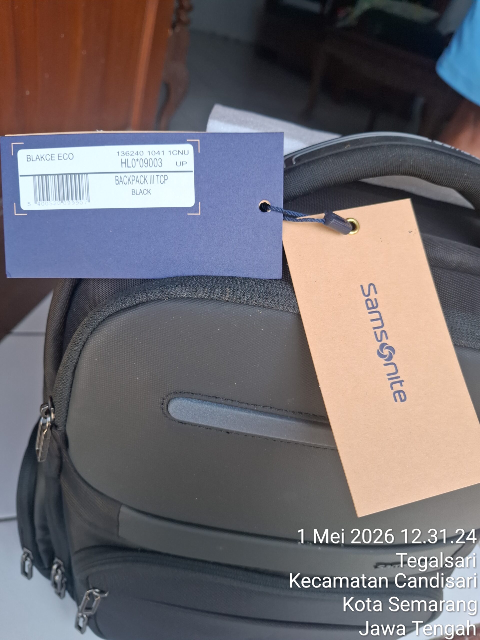 Jual Tas Samsonite Blakce Eco Backpack III TCP