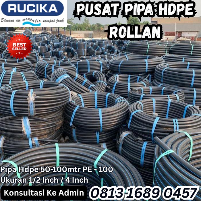Pipa Hdpe 2 Inch PN 10 Merk Rucika