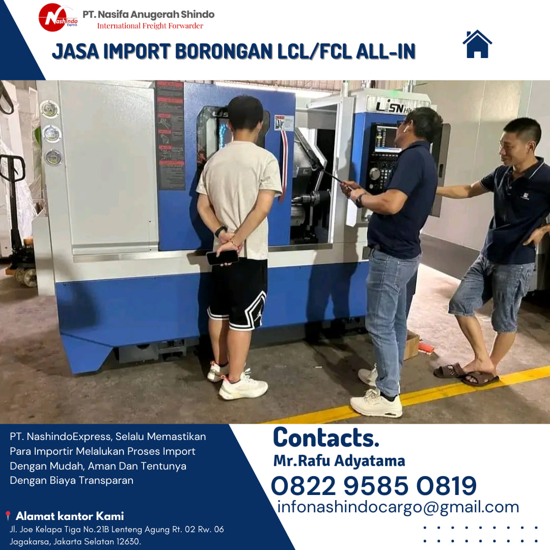 Forwadert Import Mesin Dari Malaysia Door To Door