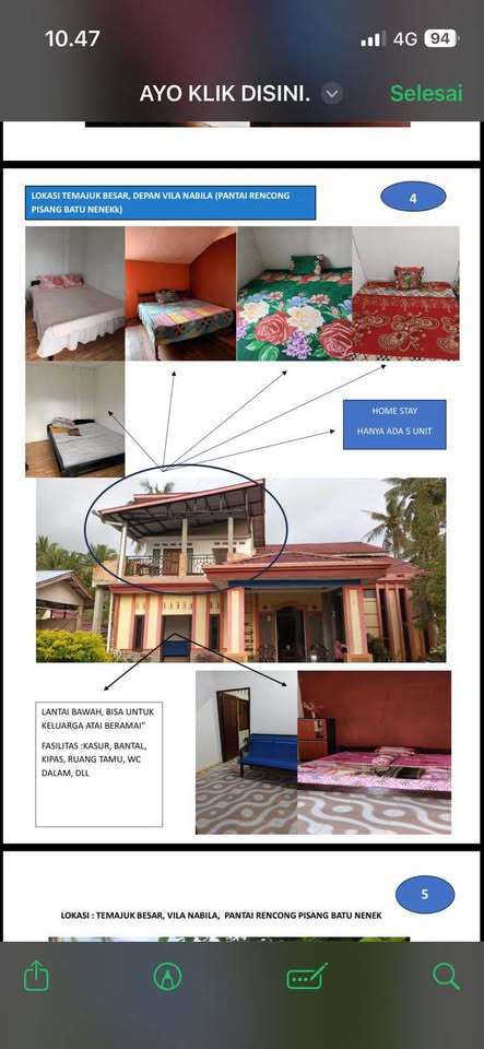 Penginapan Vila di temajuk