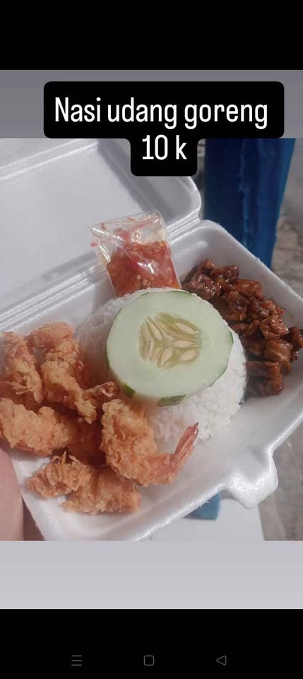 Nasi ikan bumbu dan lainnya