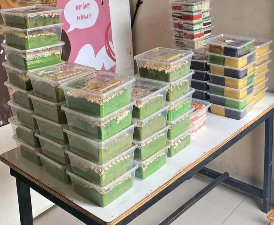 Open PO Cake pandan Malaka viral