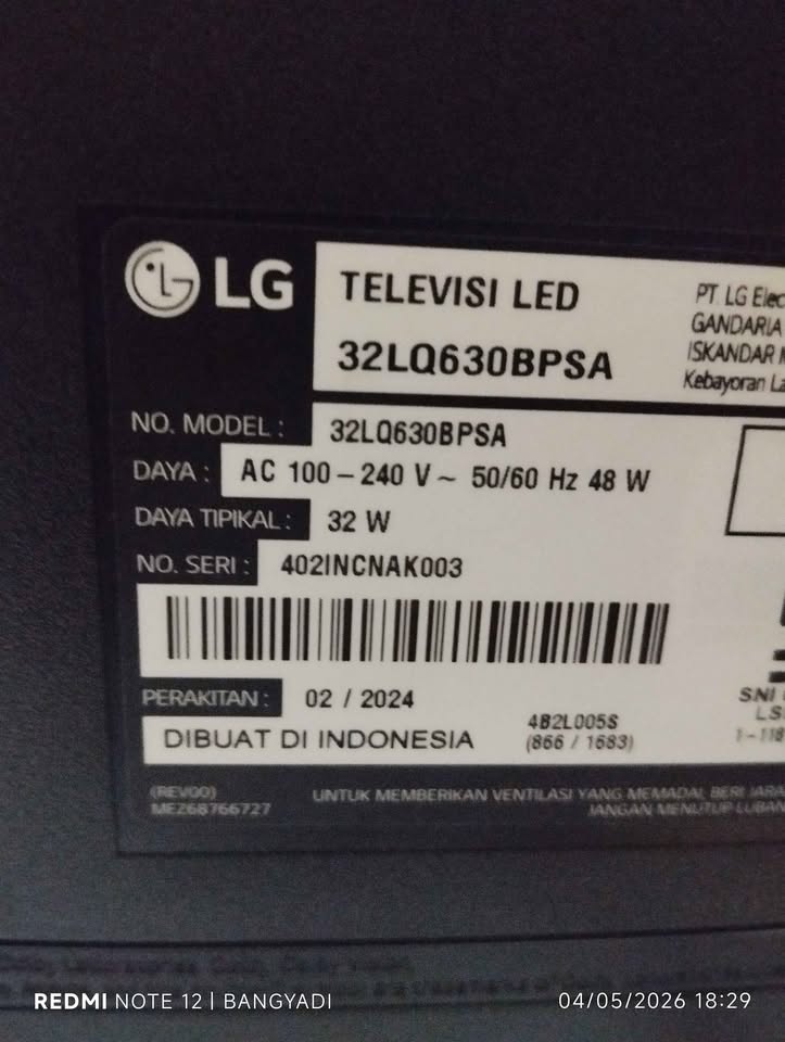 LG Smart 32″ muluss