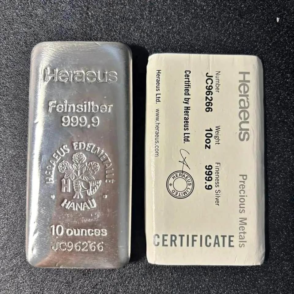 Perak batangan heraeus import