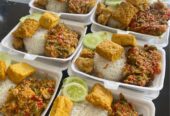 nasi ayam geprekkkk jengkoll dan nasi ayam pecak ijoo