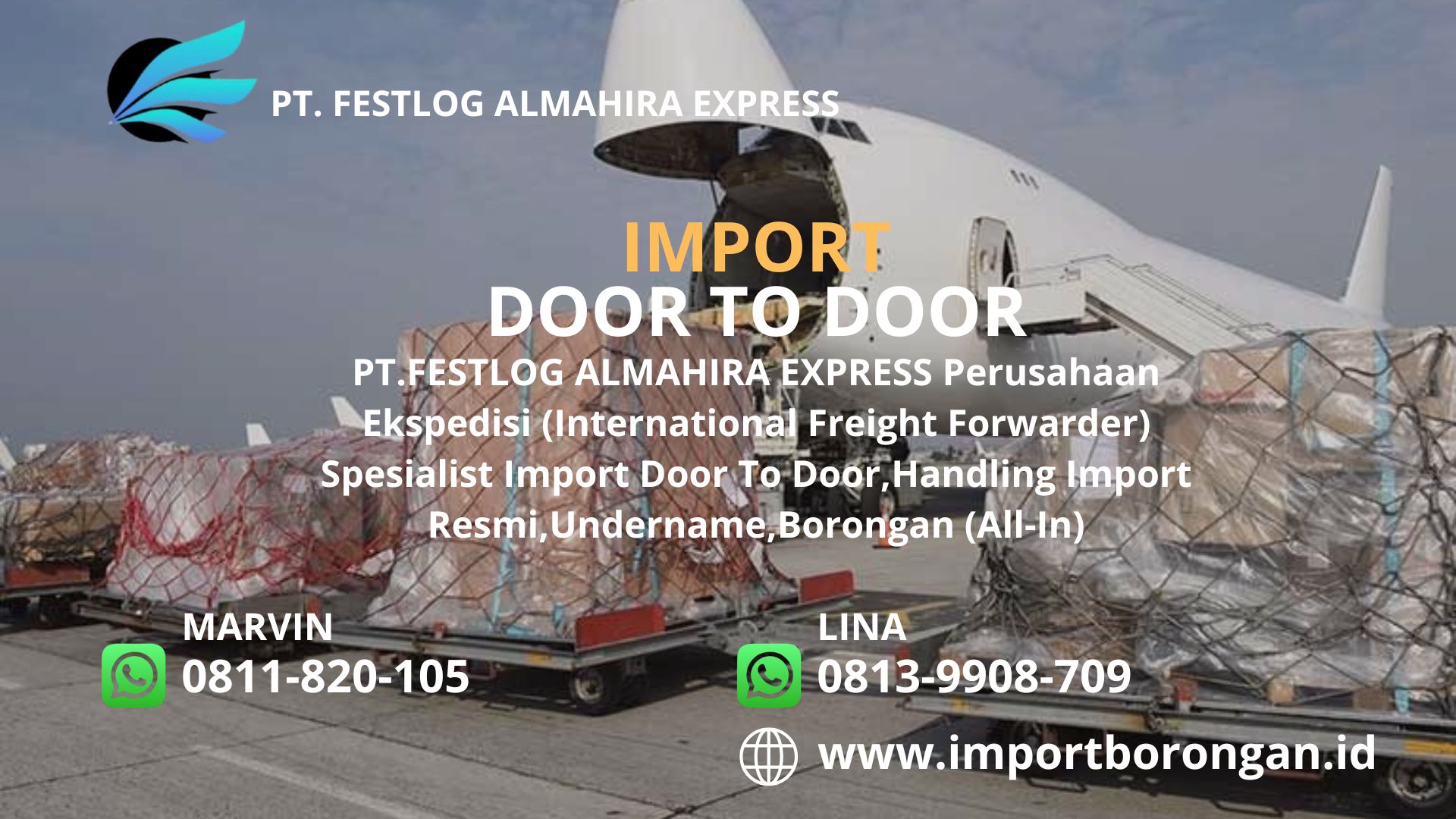 jasa import door to door ke indonesia
