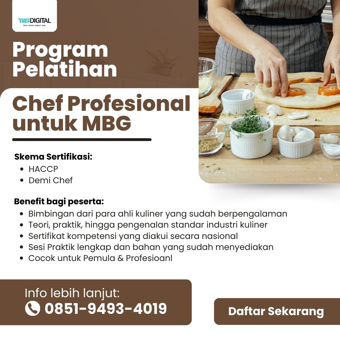 TERBAIK! Sertifikat Chef Kabupaten Klaten