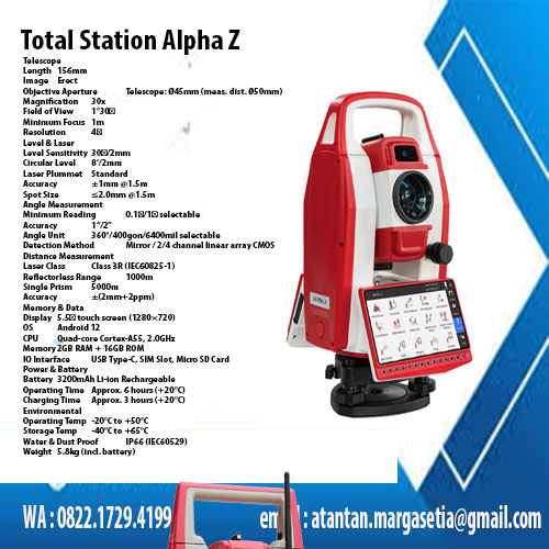 Total Station Alpha Geo Alpha Z
