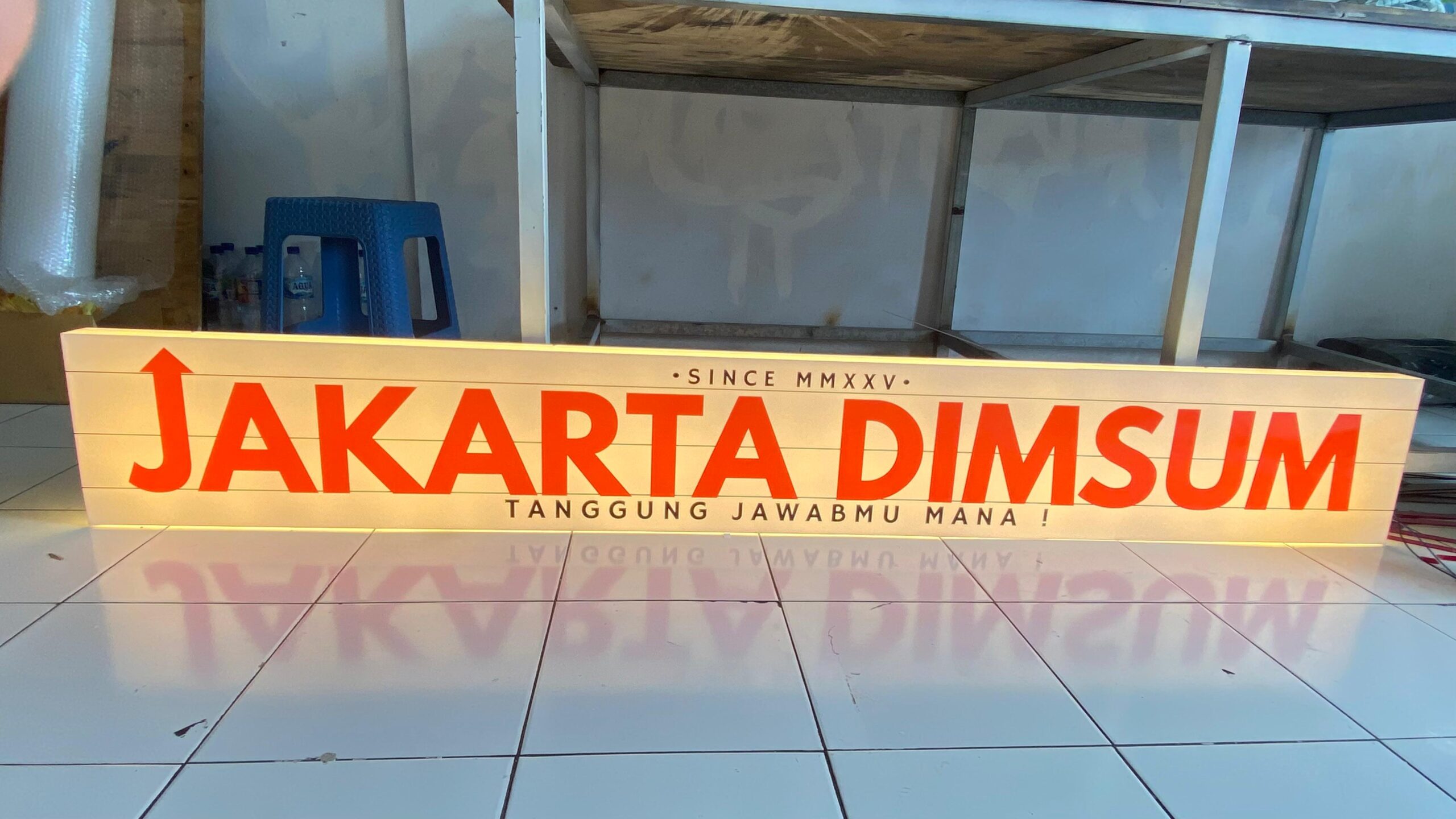 Neonbox Akrilik 1 Sisi