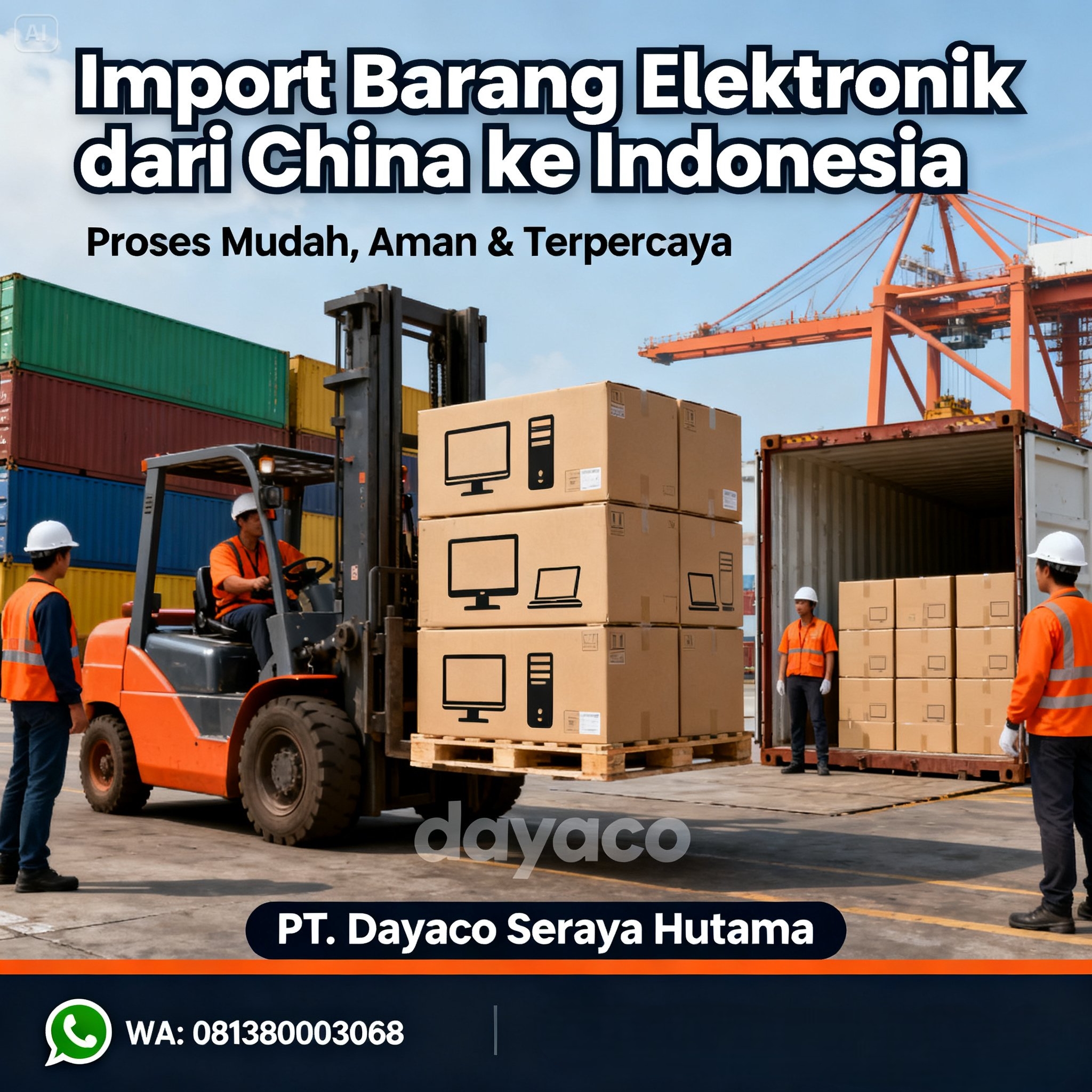 Jasa Import Elektronik China ke Indonesia Door to Door All-In