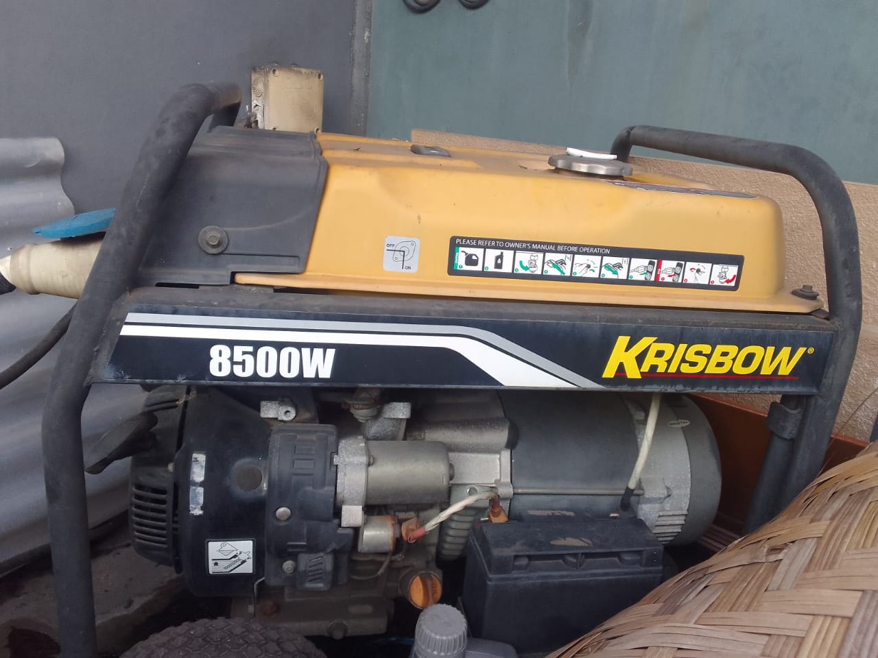 JUAL GENSET , KRISBOW, 8500 W, BENSIN, EX CAFE, TERAWAT