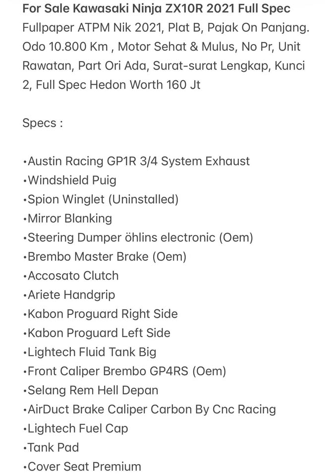 2021 Kawasaki zx10r full mods hedon krt livery