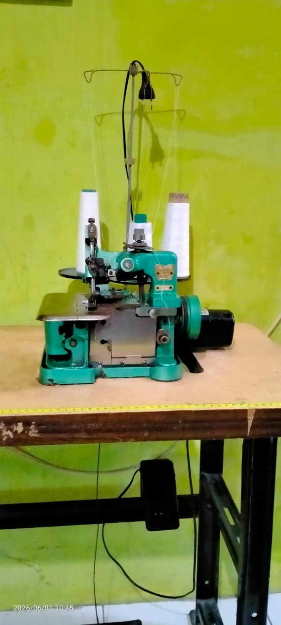 Mesin Obras 2 unit marek BUTTERFLY