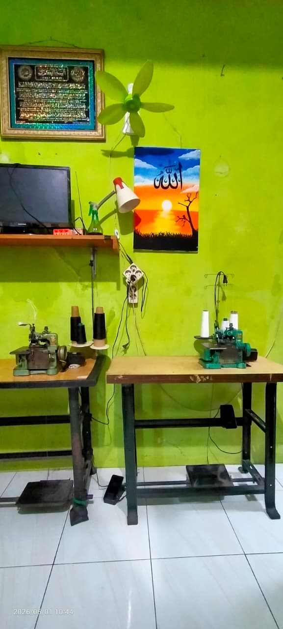 Mesin Obras 2 unit marek BUTTERFLY