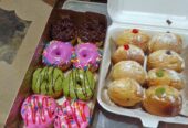 Jual aneka donat dan pisang bolen