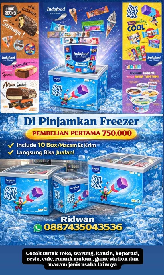 Eskrim dari Indofood ice cream