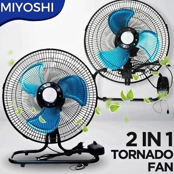 Kipas Angin Besi 12inch 2 in 1 / Kipas Angin Lantai Besi 2 in 1