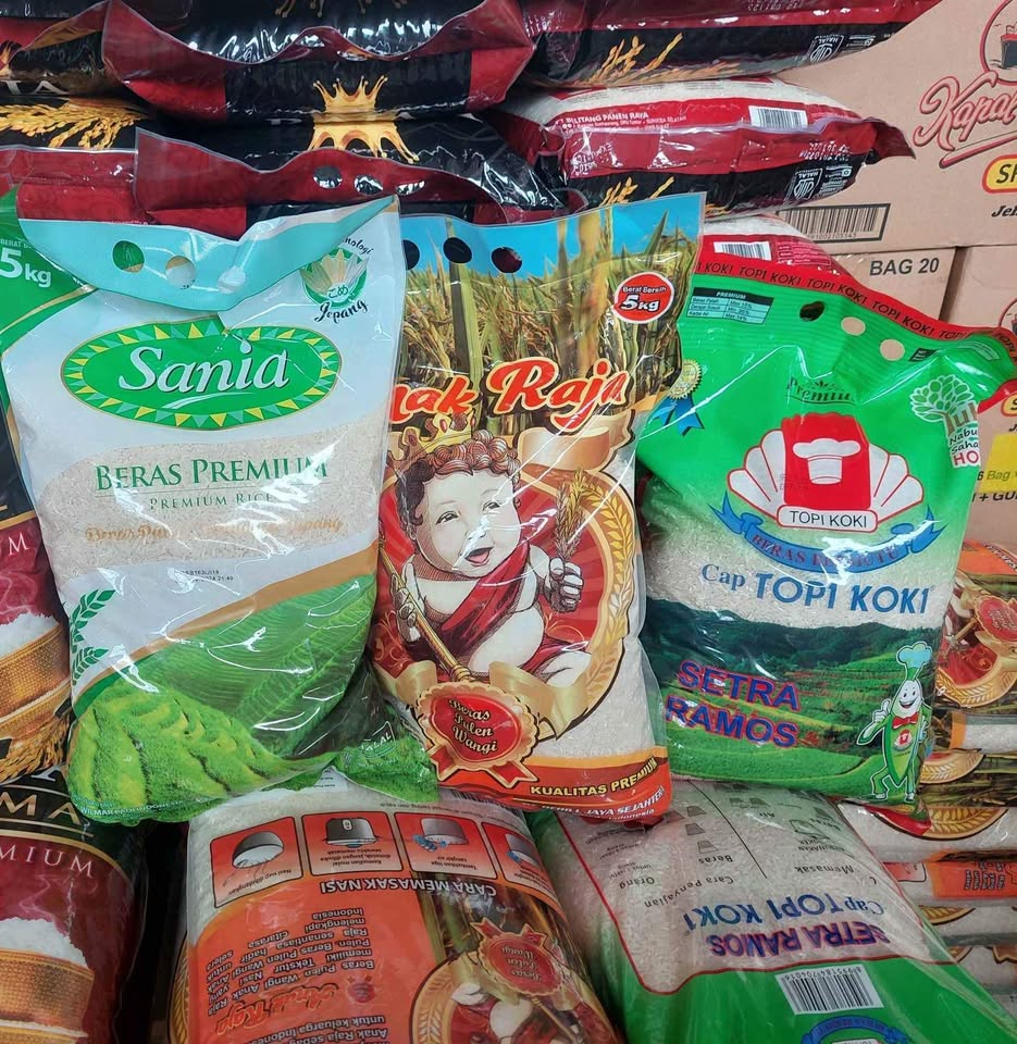 Beras sania / topi koki / anak raja 5kg