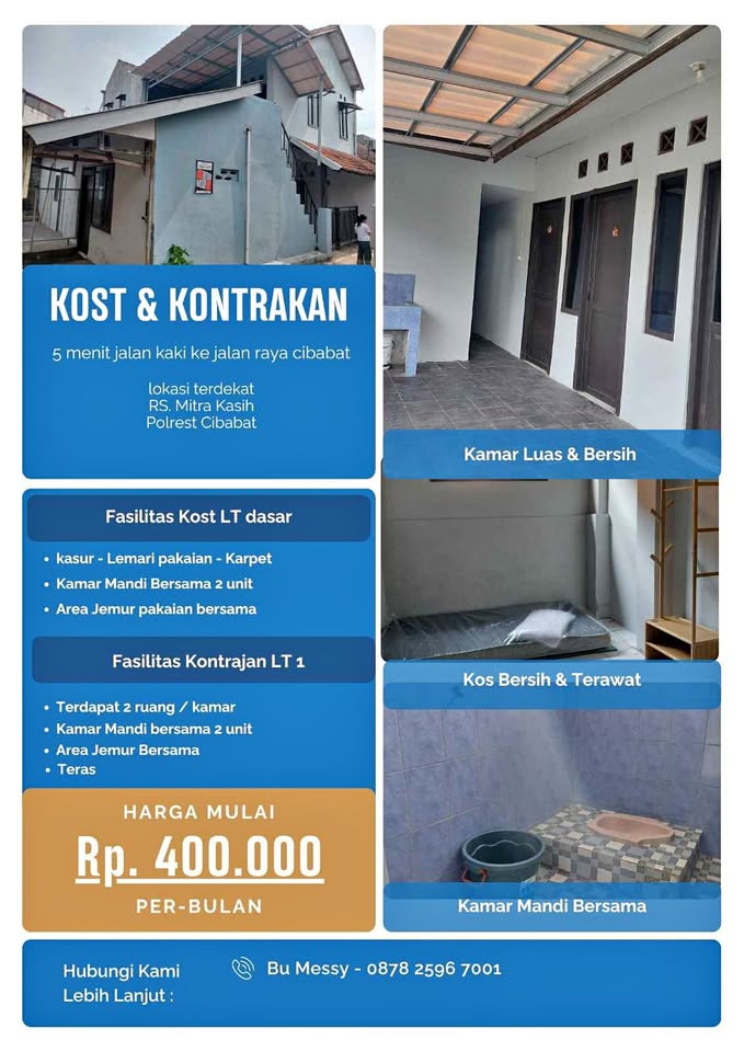 KONTRAKAN DAN KOST SUPER STRATEGIS