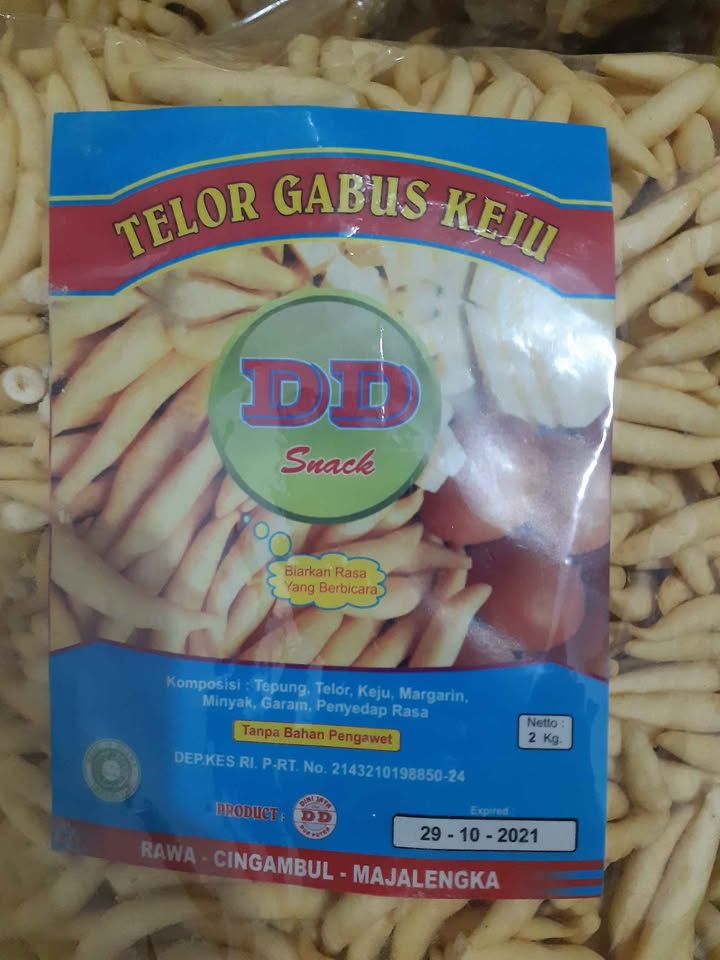 SNACK GABUS KEJU DD ENAK BERAT 2 KG