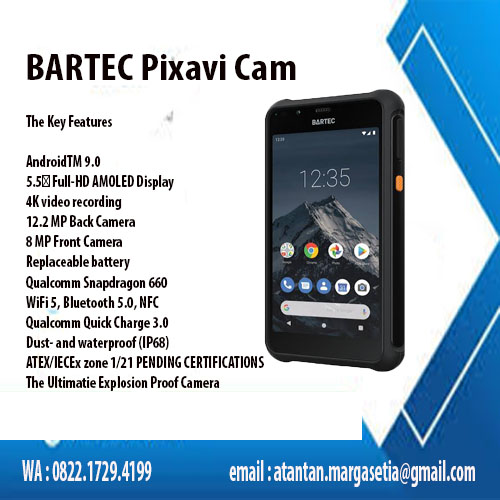 BARTEC Pixavi Cam – Jual Explosion Proof HAEXC SP104Ex Zone 1/21