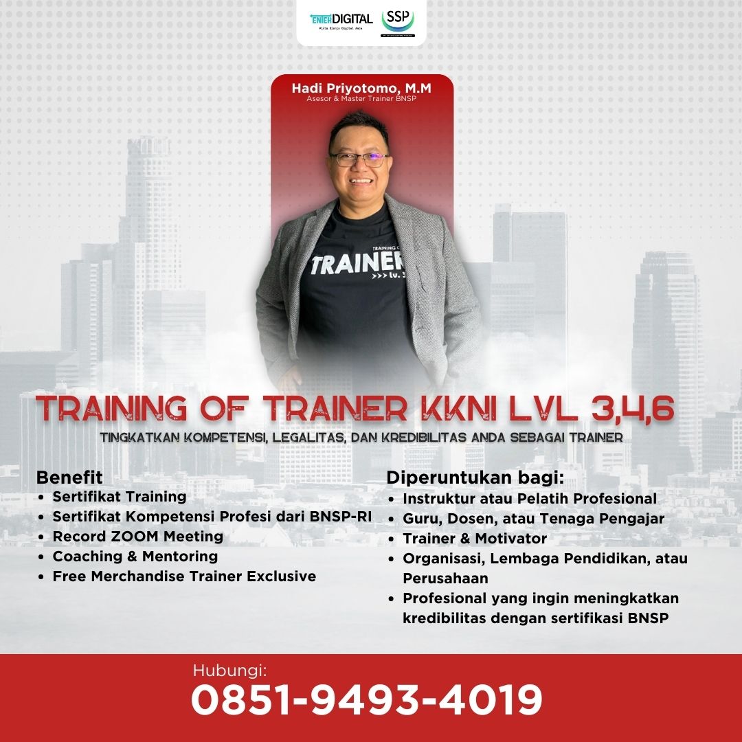 Harga Sertifikasi TOT Level 4 Gianyar
