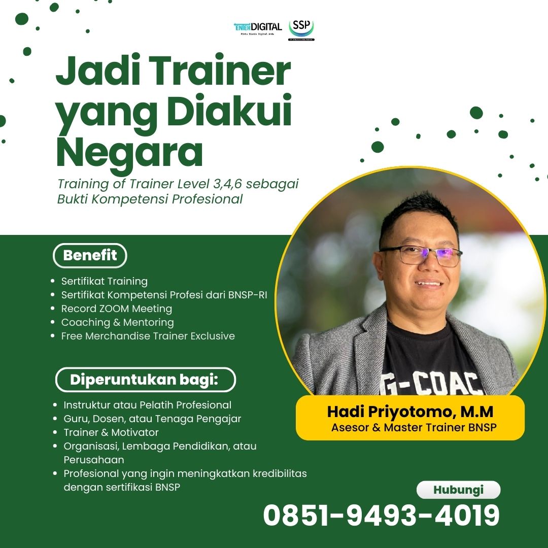 Harga Sertifikasi TOT Palembang