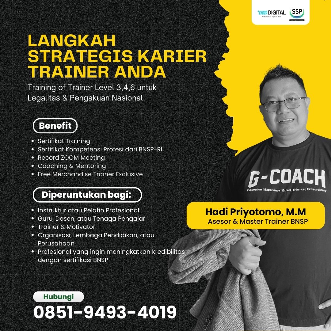 Harga Sertifikasi TOT Palangka Raya