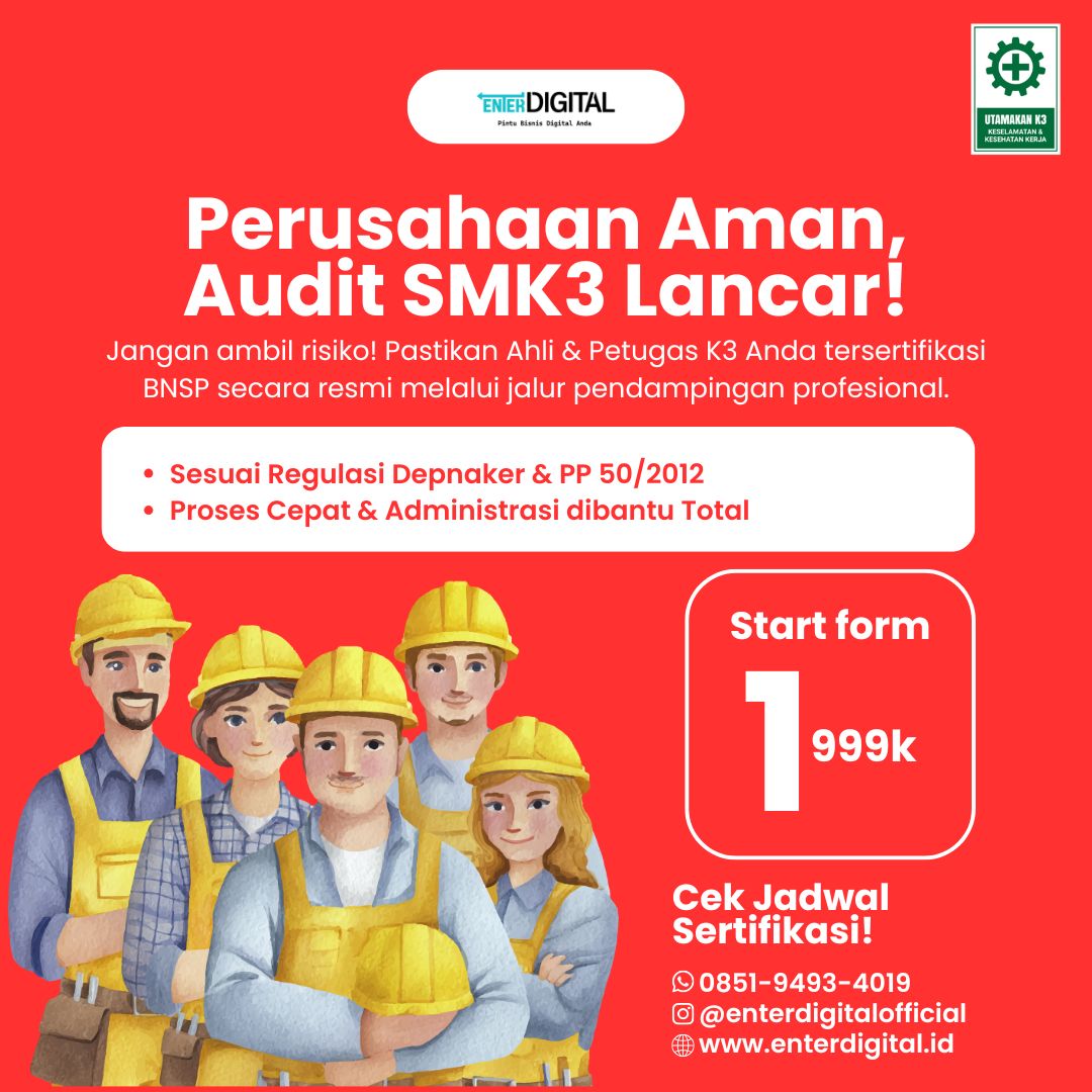 Pelatihan Operator K3 Bnsp Sangatta