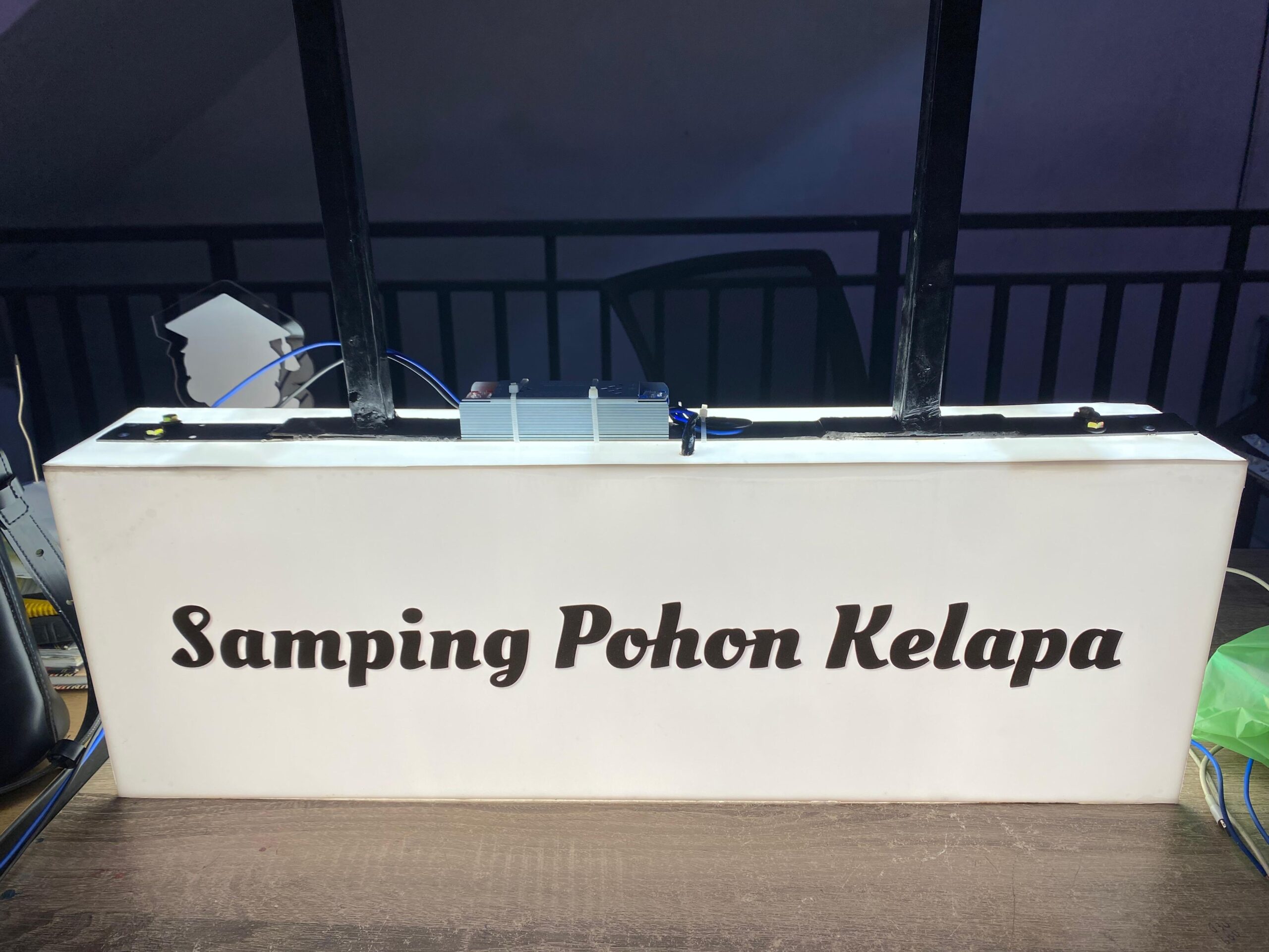 NEONBOX FULL AKRILIK 2 SISI MURAH