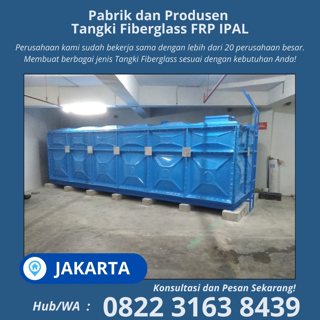 Tangki Fiberglass Berkualitas Dengan Kapasitas Custom Di Jagakarsa