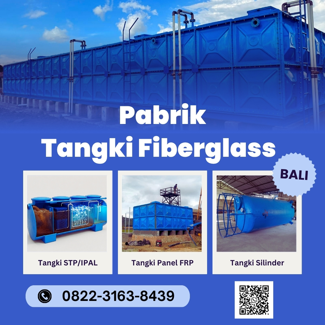 Tangki Panel FRP Dan Tangki Fiberglass Untuk Villa Dan Resort Di Badung
