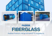 Distribuutor Tangki Panel FRP, Tangki Fiberglass Dan Roof Tank Fiber Kapasitas Custom Untuk Area Yogyakarta