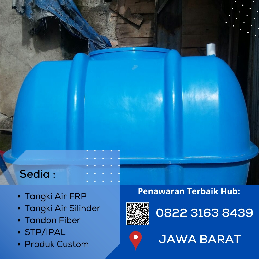 Supplier Tangki Limbah Kapasitas 3.000 L Untuk Dapur Atau Rumah Makan Di Bandung