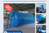 Tangki Silinder Fiberglass dan Tandon Fiber Silinder Untuk Area Kendal