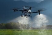 DJI T100 Agras Drone Sprayer Pertanian Modern