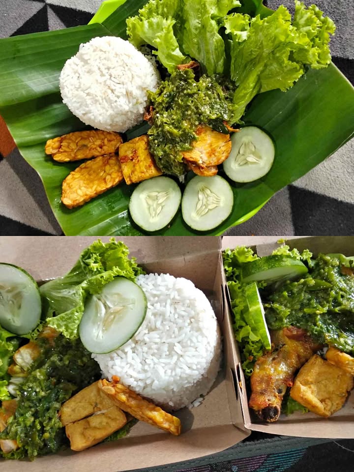 Di Jual Ayam penyet sambel Ijo