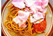 Mie gomak + Tersedia makanan kuah dan goreng