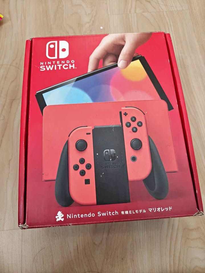 Nintendo switch oled cfw mario edition