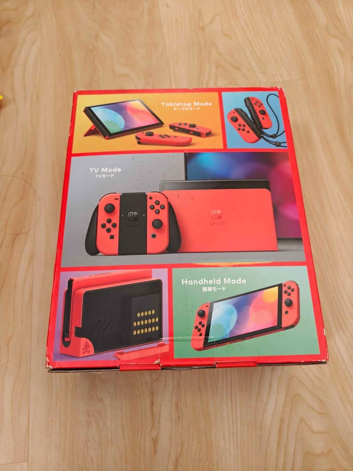 Nintendo switch oled cfw mario edition