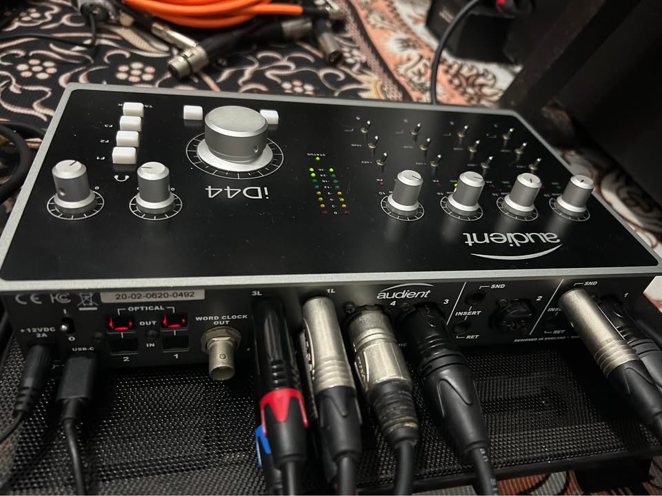 Audient iD44 USB Audio Interface 20in/24out High Performance Studio Gear