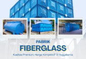 Distribuutor Tangki Panel FRP, Tangki Fiberglass Dan Roof Tank Fiber Kapasitas Custom Untuk Area Yogyakarta