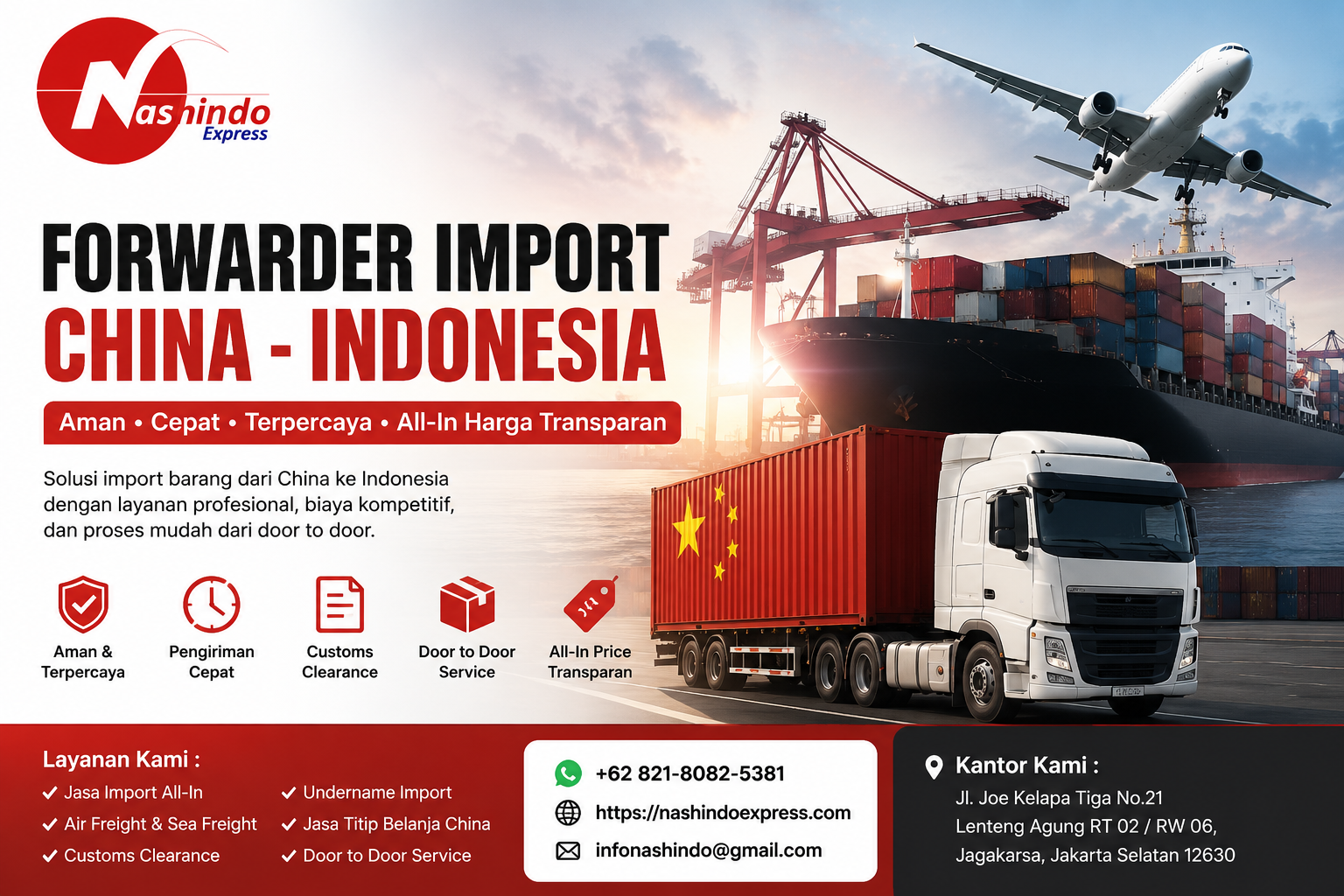 Jasa Import Elektronik Door to Door Ke Indonesia