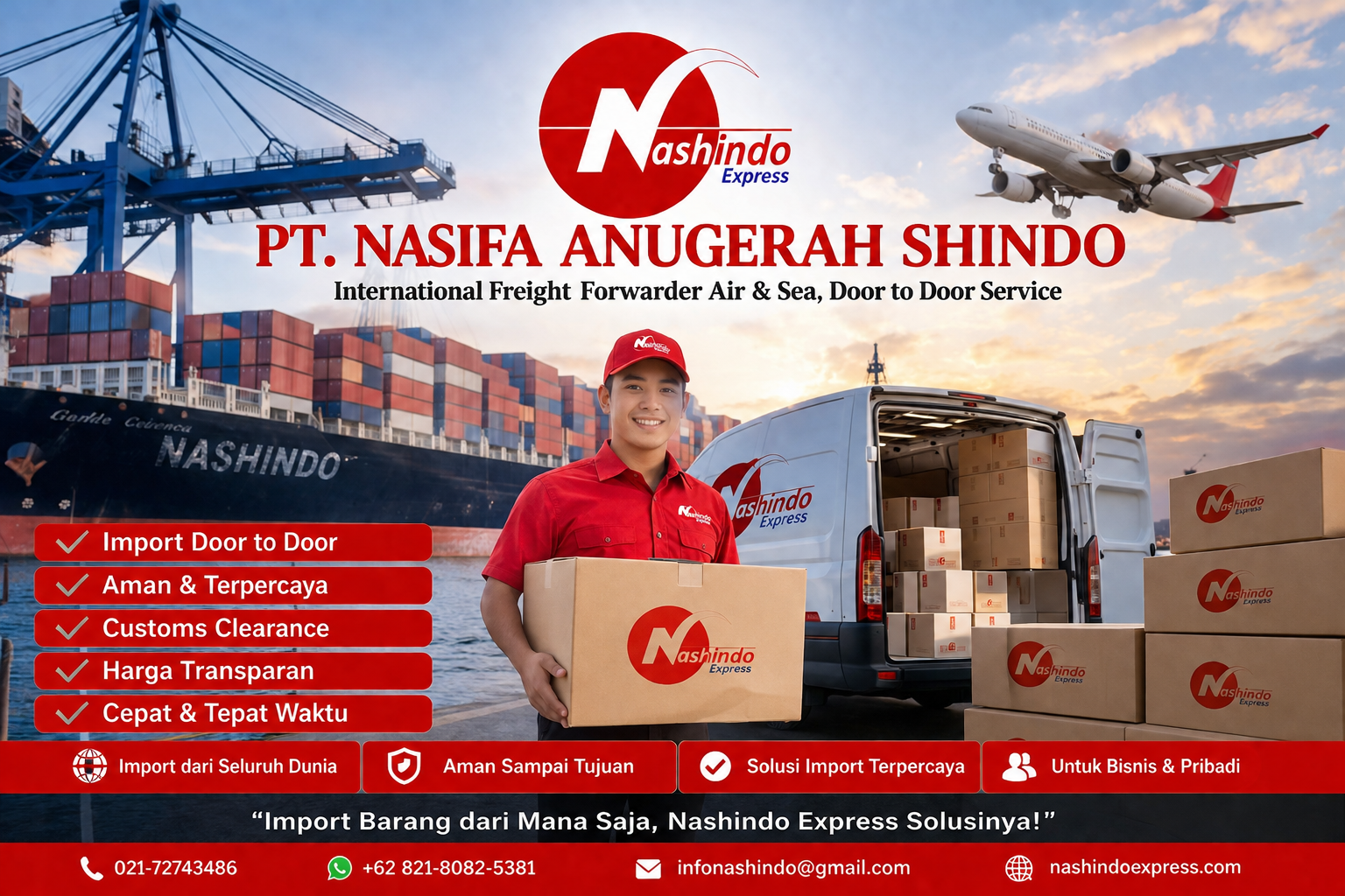 Nashindo Express: Jasa Kirim Barang Import Cepat, Aman & Terpercaya