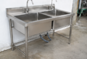 Wastafel Double Sink Stainless Steel