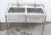 Wastafel Double Sink Stainless Steel